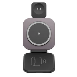 XO Ασύρματος Φορτιστής Πτυσσόμενος 3 σε 1 Μαγνητικός CX035