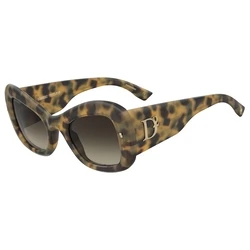 Dsquared2 Γυναικεία Γυαλιά Ηλίου D2-0137-S-C9B, καφέ κοκκάλινος σκελετός, καφέ φακοί