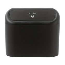 Κάδος Απορριμάτων Αυτοκινήτου Da211, 13.5X15.5X8Cm, Μαύρος