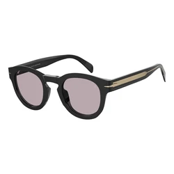 DAVID BECKHAM DB7041SFLAT80 Men's Sunglasses (49/25/150) - Photochromatic Purple Lenses, Acetate
