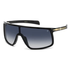 David Beckham Ανδρικά Γυαλιά Ηλίου DB99/VISOR 2M2 – Μαύρος Κοκκάλινος Σκελετός, Γκρι Φακοί