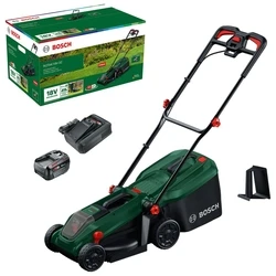 Bosch Rasenmäher Bosch Rotak 18V-32 Set Akku-Rasenmäher