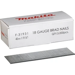 Συνδετήρες Makita F-31931 Brad Nails 18 Gauge 40 mm