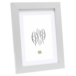 Κορνίζα τοίχου Deknudt S66KD1 P1 15x20 Wood Silver με Passepartout