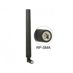 Εσωτερική Κεραία Δικτύου Delock RP-SMA 4-7dBi Kippgelenk Black
