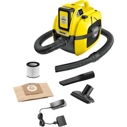 Ηλεκτρική Σκούπα Υγρών και Στερεών Karcher WD 1 Compact Battery Set