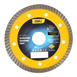 DELI Diamond Cutting Disc 105mm Ultrathin for Building Materials DH-CQP105-E3