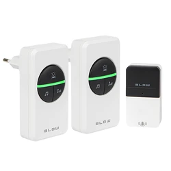 Ασύρματο Κουδούνι Blow 2 προς 1 KINETIC DK-21 λευκό