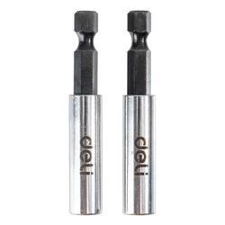 Αντάπτορες Μύτης Κατσαβιδιού Deli Dl106002 για Δραπανοκατσάβιδο, Εξάγωνη 60Mm, 2Τμχ