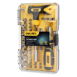 Deli Σετ Κατσαβίδια Ακριβείας Dl1129, 35τμχ