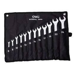 Deli Σετ Γερμανοπολύγωνα Κλειδιά Dl130012a, 6-24mm, 12τμχ