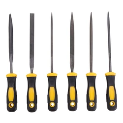 Λίμες Deli Σετ Dl75108 με Αντιολισθητική Λαβή, Μετάλλου, 160Mm, 6Τμχ