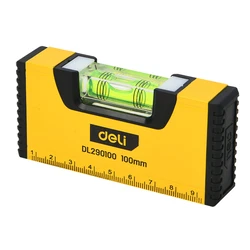 DELI Level Aluminum 10 cm with 1 Bubble and Scale