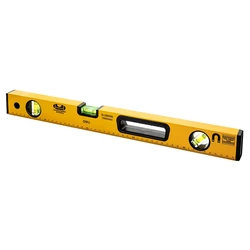 Αλφάδι Deli DL290500 με 3 μάτια & χάρακα, μαγνητικό, 50cm