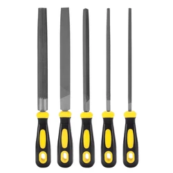 Deli Σετ Λίμες Μετάλλου Dl352085 Με Αντιολισθητική Λαβή, 200mm, 5τμχ