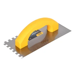 Σπάτουλα Deli Πλακιδίων Dl509310 με Πλαστική Λαβή, Οδοντωτή, 230X100Mm