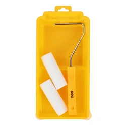 Σετ Βαφής Deli Dl509704, 2X Ρολά/Λαβή/Σκάφη, Πολυεστερικός Αφρός, 10Mm, 100Mm, 4Τμχ