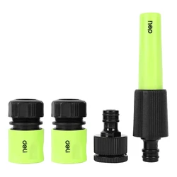 Σετ Εκτοξευτής Νερού Deli Dl8798 Με Ρακόρ & Ταχυσυνδέσμους, 1/2" & 3/4", 4Τμχ