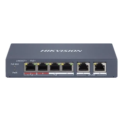 Αξεσουάρ CCTV Hikvision Managed DS-3E1106HP-EI, 4x PoE & 2x RJ45 ports, 100Mbps