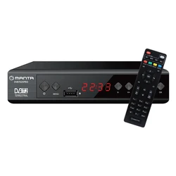 Manta DVBT025PRO Ψηφιακός Δέκτης DVB-T2 (HEVC/H.265) με HDMI/SCART/USB
