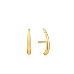 Γυναικεία Σκουλαρίκια Ania Haie E024-05G (2,5cm) από Ασήμι Golden