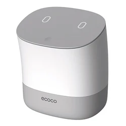 Μίνι Κάδος Απορριμμάτων Ecoco E2241 με Σακούλες, Επιτραπέζιος, 1.5Lt, Λευκός