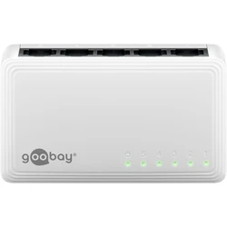 Goobay Gigabit Ethernet Switch 5 Θυρών 64563 - Λευκό