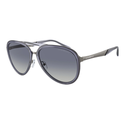 EMPORIO ARMANI Γυαλιά Ηλίου Unisex EA2145-33584L (59/16/145) Μπλε Γκρι Σκελετός