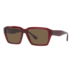 Emporio Armani Ανδρικά Γυαλιά Ηλίου EA4186-507573 (58/17/145) - Καφέ φακοί, Κόκκινος σκελετός