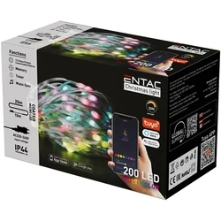 Χριστουγεννιάτικα Λαμπάκια Entac IP44 200 LED Σύρμα Πολύχρωμα Tuya APP