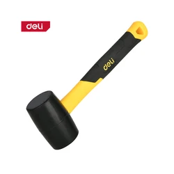 DELI Rubber Hammer (Mallet) 8oz with Fiberglass Handle EDL5908