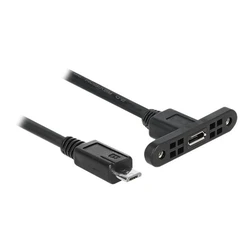 Καλώδιο USB DeLock extension - Micro-USB Typ B to Micro-USB Typ B - 25 cm