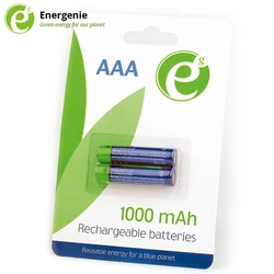 Επαναφορτιζόμενες Μπαταρίες Energenie NI-MH AAA 1000MAH 2PCS