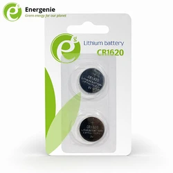 Μπαταρίες Ρολογιών Energenie BUTTON CELL CR1620 2-PACK