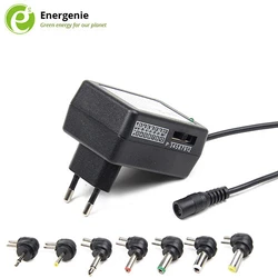 Universal Τροφοδοτικό Energenie 12W AC-DC Adapter