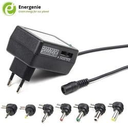 Universal Τροφοδοτικό Energenie 24W AC-DC Adapter