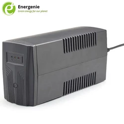UPS Energenie 650VA SUCKO SOCKETS Black