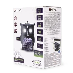 Ηλιακό Φωτιστικό Entac Αντικουνουπικό Κήπου Κρεμαστό UV