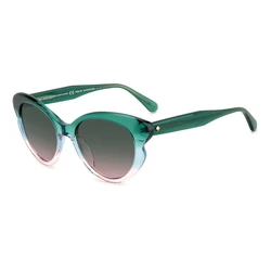 Kate Spade Γυναικεία Γυαλιά Ηλίου ELINAGS3UKF3J - Κοκκάλινος Σκελετός Acetate, Πράσινοι Φακοί
