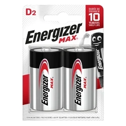Αλκαλικές Μπαταρίες Energizer Max D (2 τμχ)