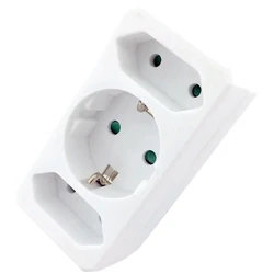 Αντάπτορας Σούκο Entac Σε 2 Διπολικά +1 Σούκο EPAG-1EE2E