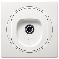 Πρίζα Κεραίας Τηλεόρασης EON aerial socket for individual systems, white