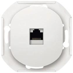 Πρίζα Δικτύου EON E616S.0 socket without cover frame 1xRJ45 Cat 6A FTP, white