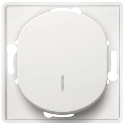 Διακόπτης Τοίχου EON E6191.0 Single-pole with indication without cover frame white