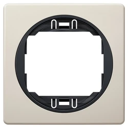 Πλαίσιο Διακόπτη EON E6801.9E One-gang 80x80, beige with black holder