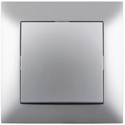 Διακόπτης Τοίχου Entac 101 Arnold Recessed single-pole Silver