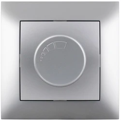Διακόπτης Dimmer Entac Arnold Recessed max.200W Silver