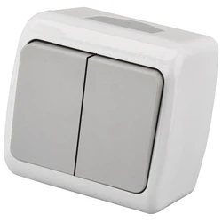 Διακόπτης Τοίχου Entac 105 Stephan surface mounted serial IP54