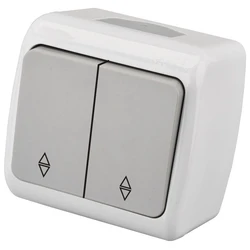 Διακόπτης Τοίχου Entac 106+6 Stephan surface mounted alternative IP54