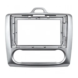VenCore 3550-0041SA - 9" Fascia Panel with Wiring & CANbus Box for Ford Focus Auto A/C 2004-2015 – Silver